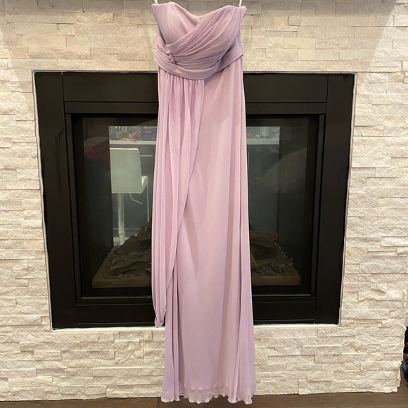 David’s Bridal lavender IRIS bridesmaid dress - Picture 5 of 8